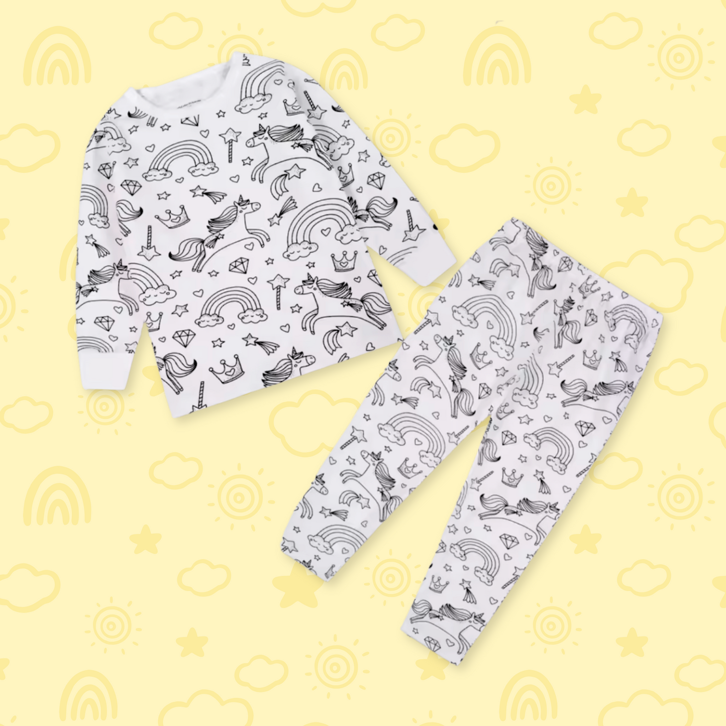 Rainbow Unicorn Wonderland Pajamas